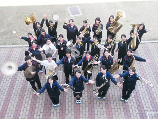 吹奏楽部　集合 集合写真: 常磐大学高等学校吹奏楽部公式ブログ